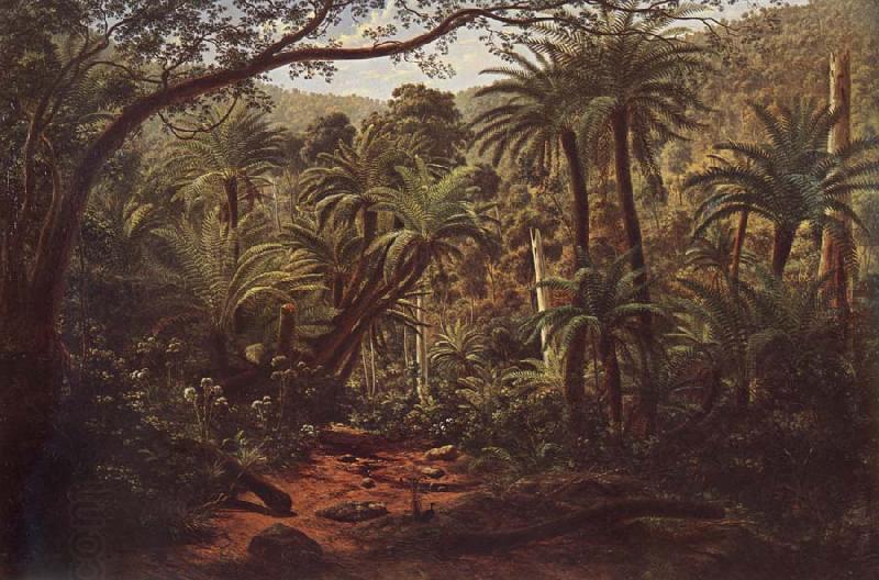 Eugene Guerard Fentree Gully in the Dandenong Ranges China oil painting art